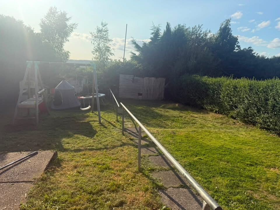 The same garden after clearing and tidying